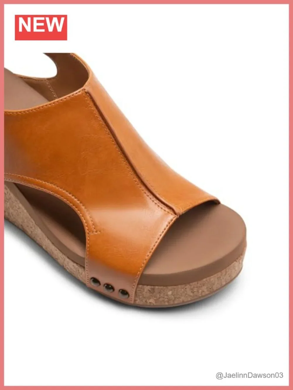 Chic Peep-Toe Platform Wedge Sandals with Cushioned EVA Foam Footbed